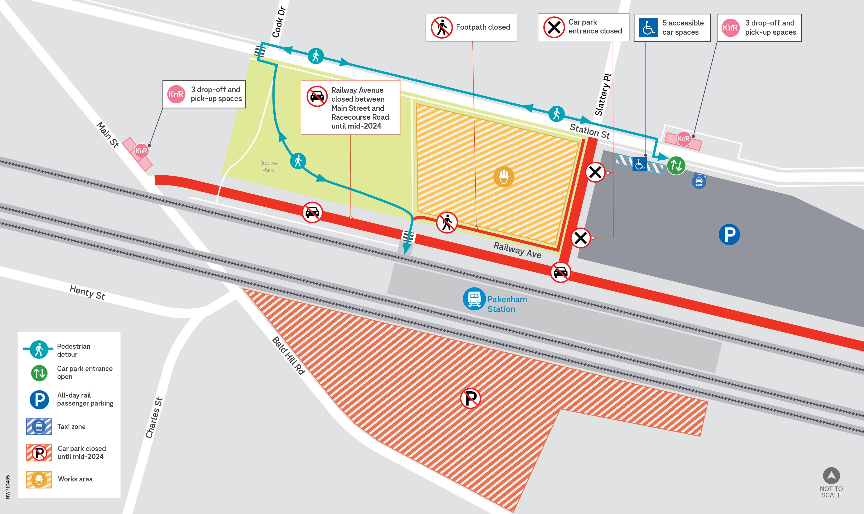 Disruption Cranbourne and Pakenham line stations Temporary car